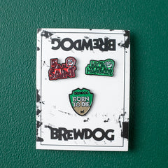 BrewDog Retro Triple Pin Badge Pack