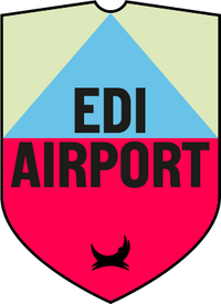 Edinburgh Airport badge