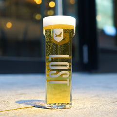 Lost Lager Glass