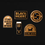 Black Heart Sticker Pack