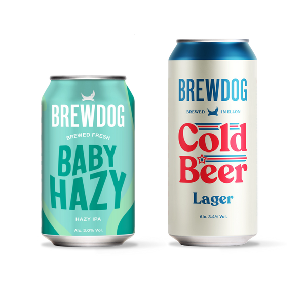 Baby Hazy + Cold Beer Lager - 18 Cans
