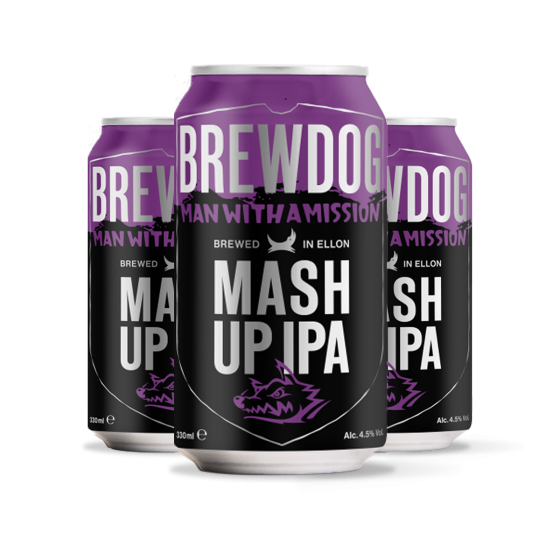BrewDog Man with a Mission 12 cans 4.5% IPA | BrewDog UK